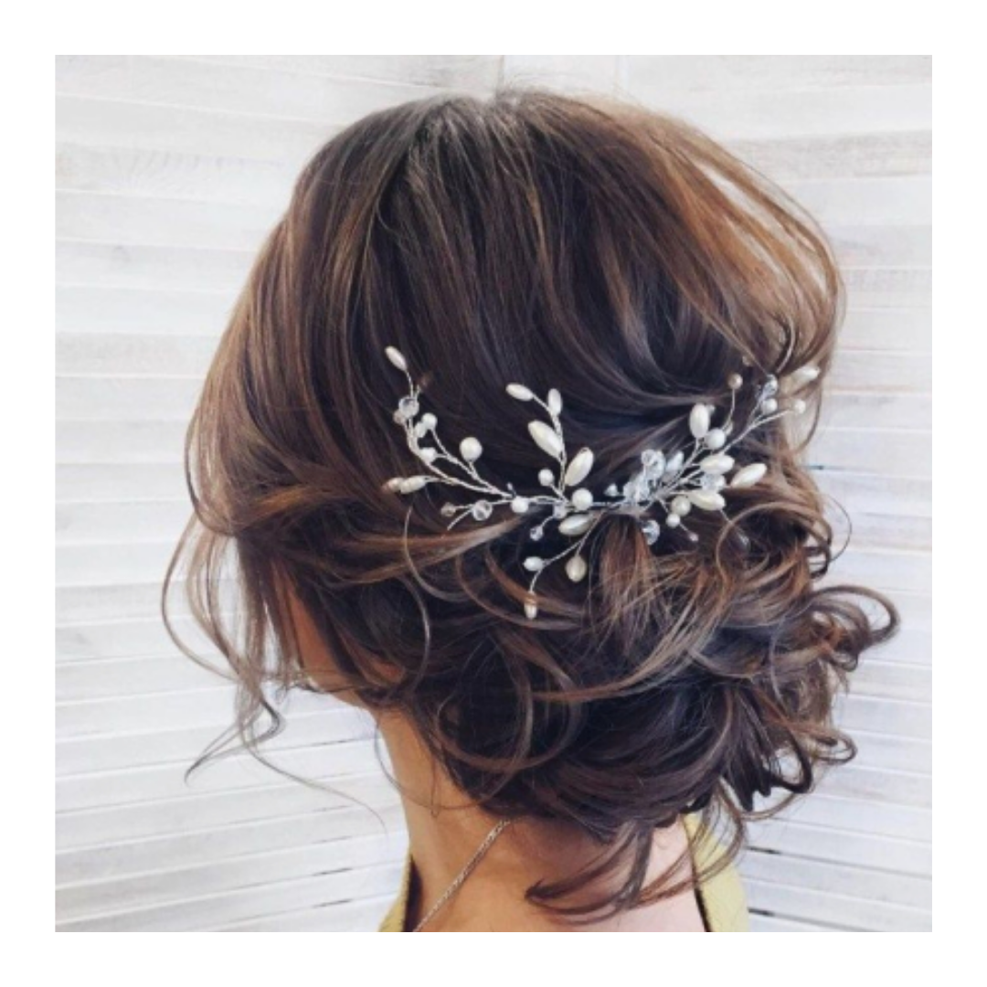 Pearl Hair Comb Bendable - Instyle Hair for Brides