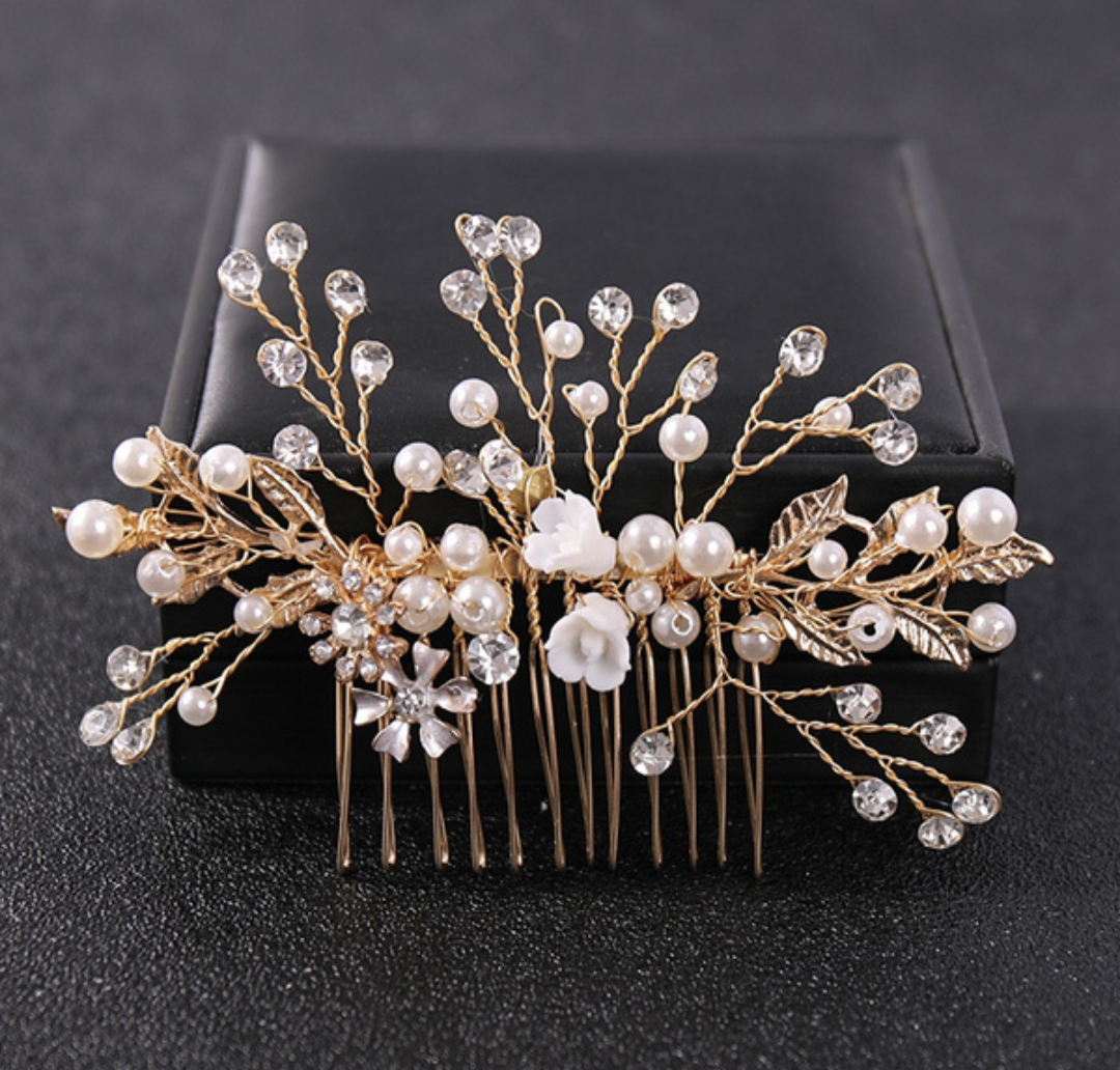 Bridal Comb Women Pearl Jewelry Bridal Hair Jewelry Comb Wedding Elegant  Head Jewelry | Walmart Canada