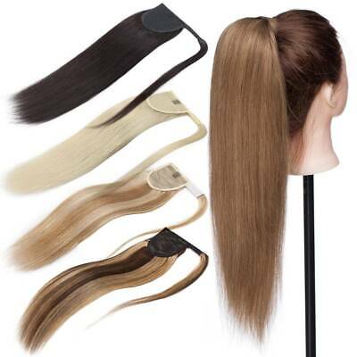 ponytail velcro hair extensions human hair