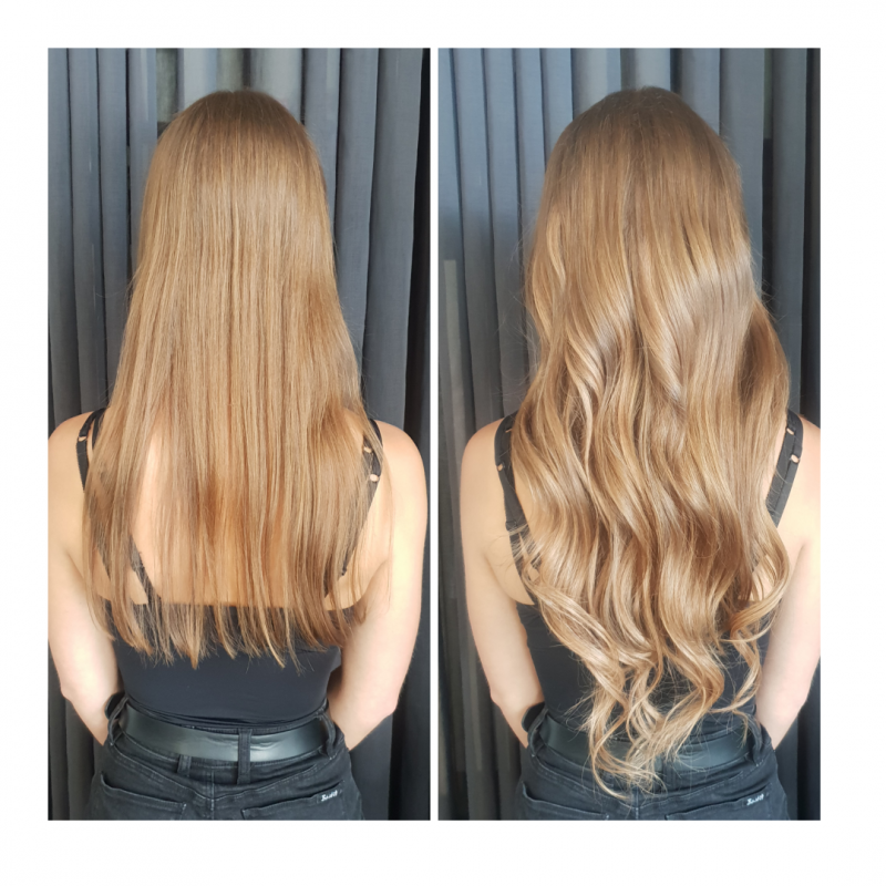 caramel / coffee colour hair extensions