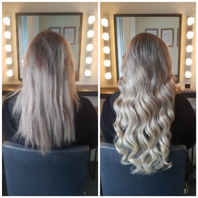 Silver Frost Hair Extension human hair long and thick